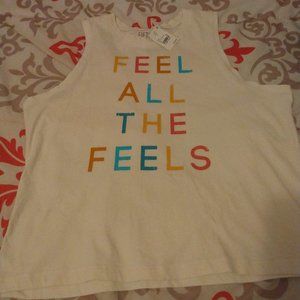 White Fifth Sun Tank